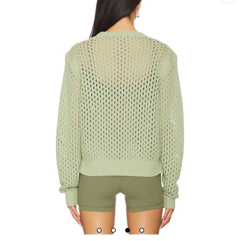 Varley Hains Knit Sweater in Snow Sage - Picture 2 of 9